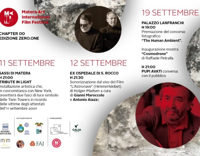 Al via il Matera Art International Film Festival: tante novità e una programmazione raddoppiata