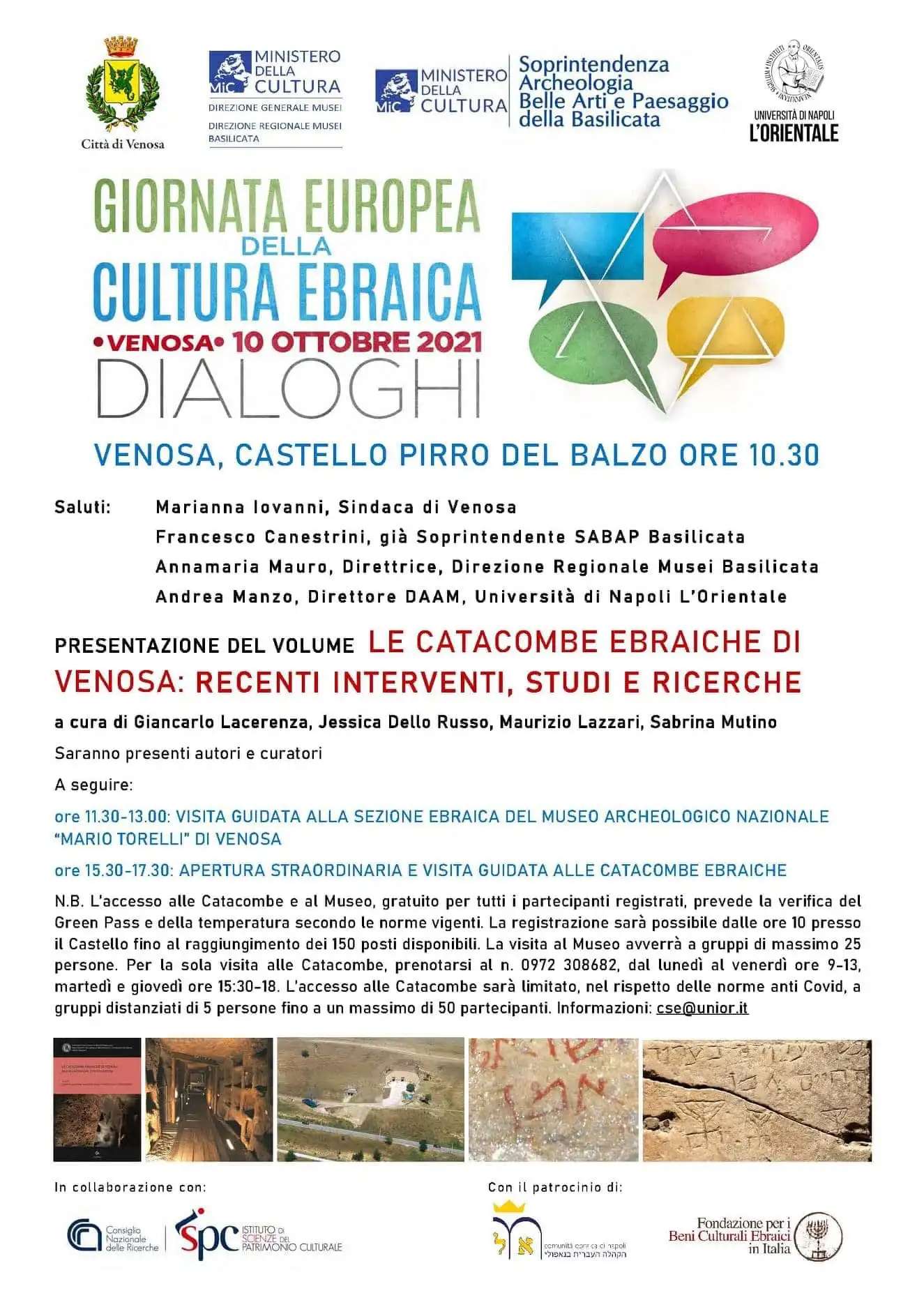 Giornata Europea della Cultura Ebraica il 10 ottobre a Venosa