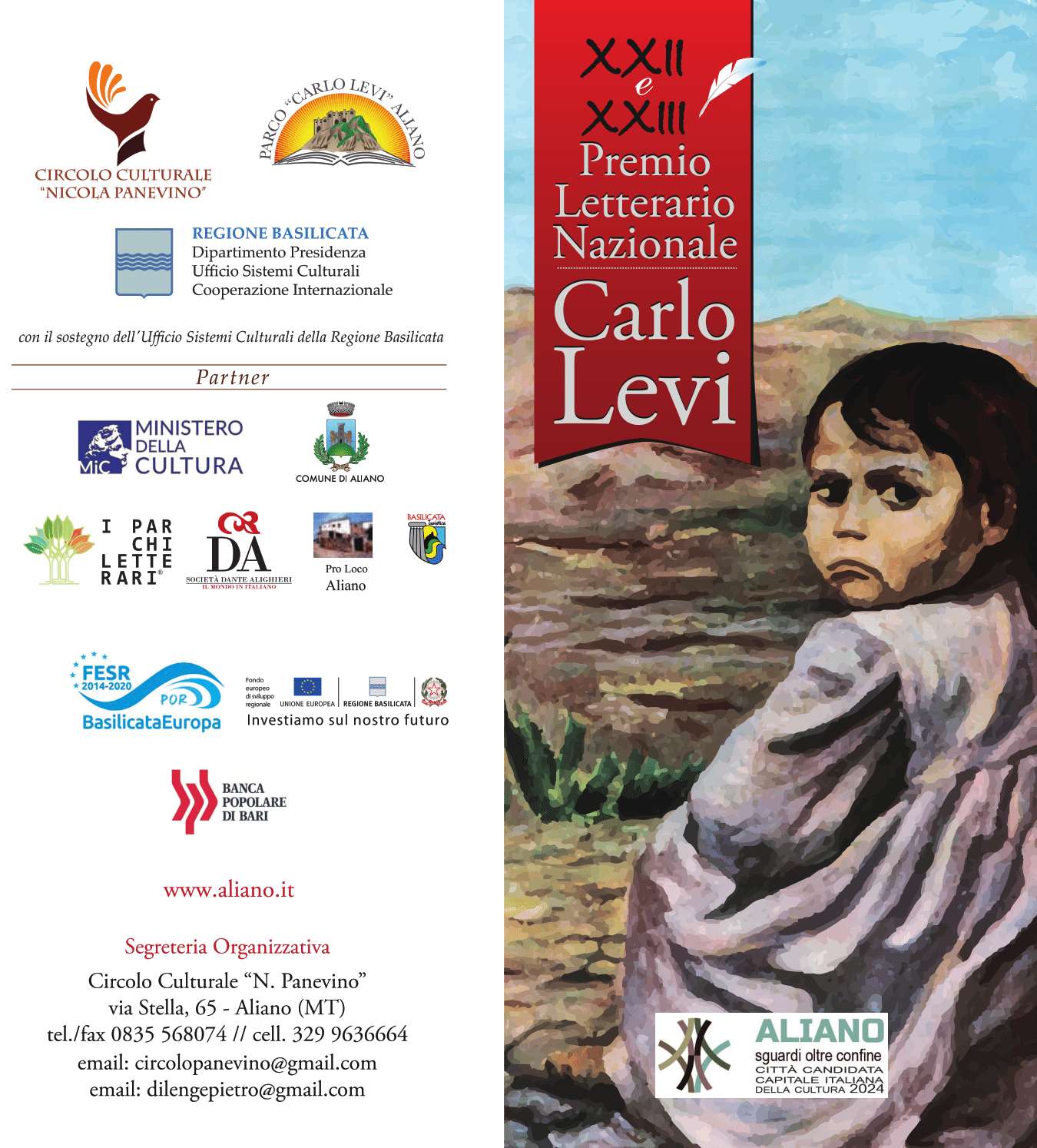 Doppia premiazione ad Aliano per la XIII edizione del “Carlo Levi