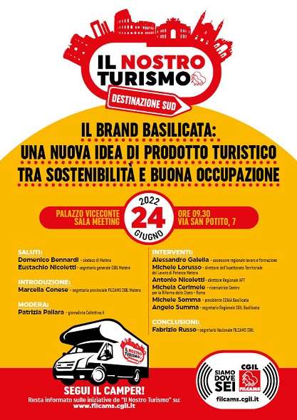 “Il brand Basilicata”: a Matera si discute dell’idea di un nuovo prodotto turistico, tra sostenibilità e buona occupazione