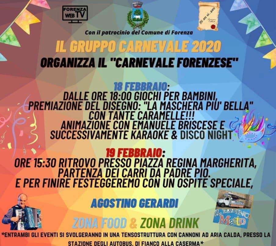 A Forenza tornano il Carnevale e la sfilata dei carri allegorici