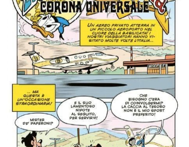 La nuova avventura di Zio Paperone in Basilicata sull’ultimo numero di Topolino