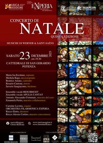 Ritorna il Concerto di Natale nella Cattedrale di Potenza