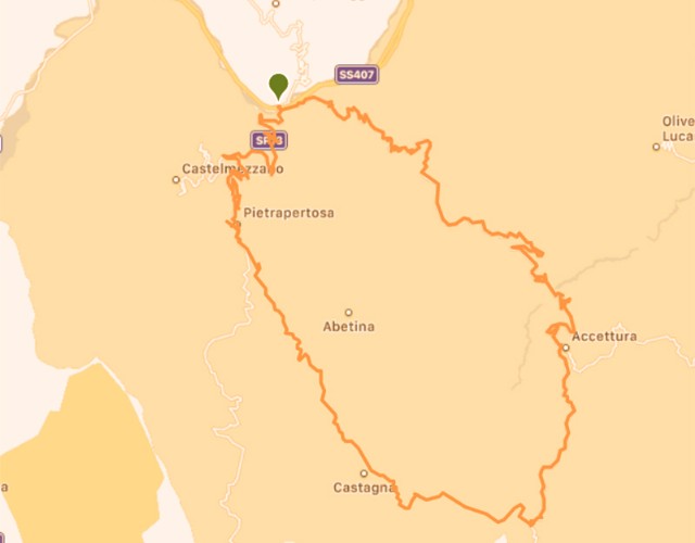 Dolomiti Lucane: Accettura - Pietrapertosa in mtb 53km